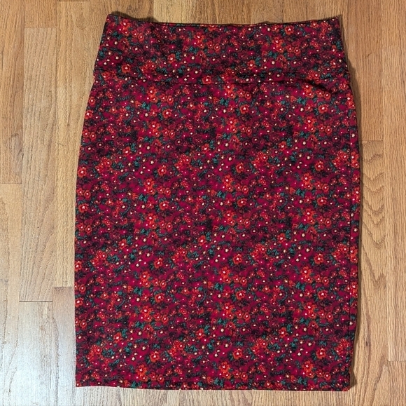 🌹LuLaRoe Cassie Skirt – Bloomin' Boss Babe in XL!🌺 - Picture 1 of 3